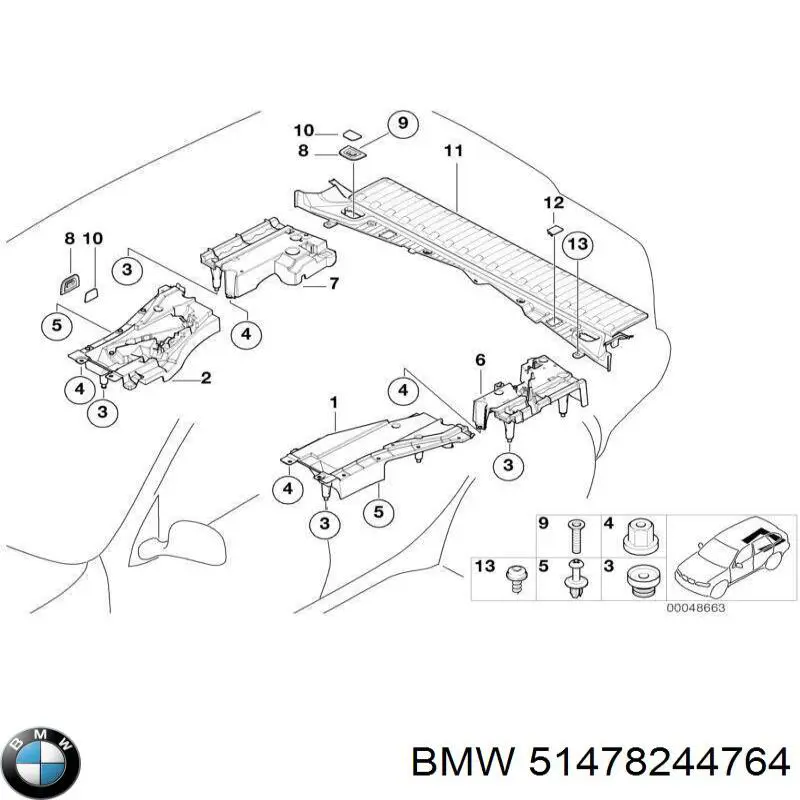  BMW 51478244764 ціна, від 12.50 USD