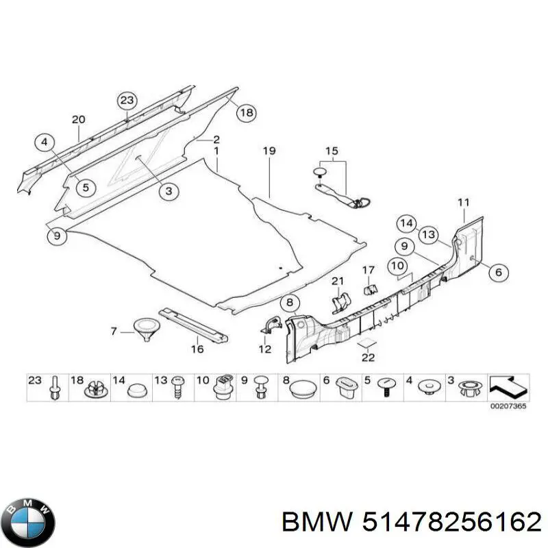 Купити 51478256162 BMW 