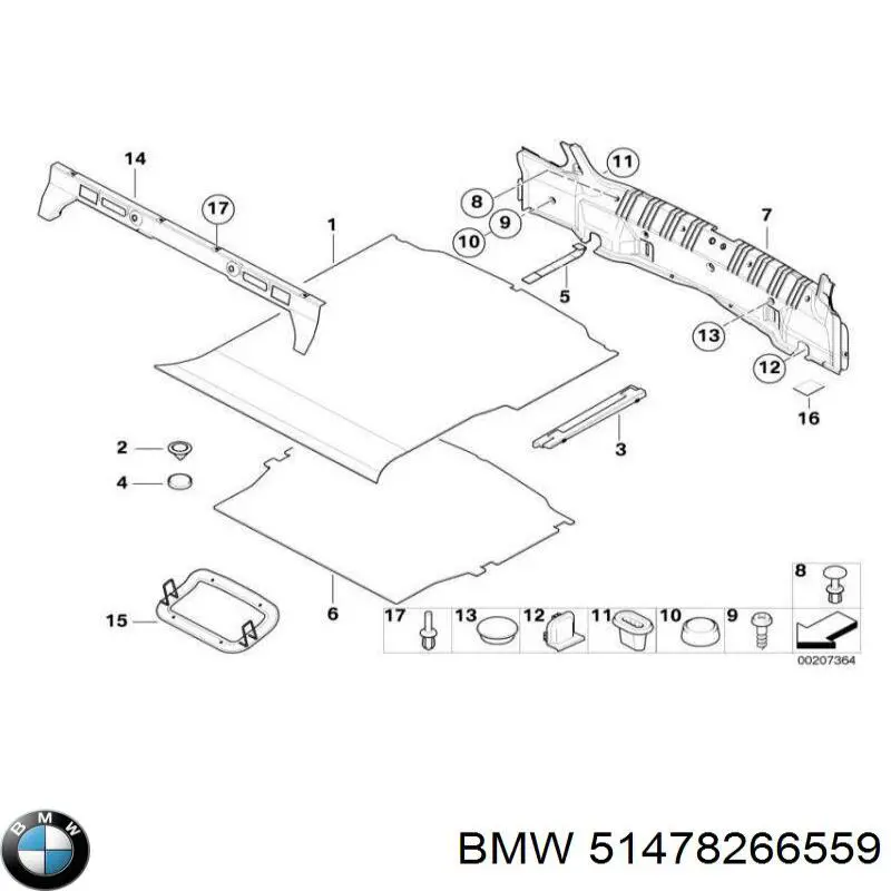  BMW 51478266559 ціна, від 101.33 USD