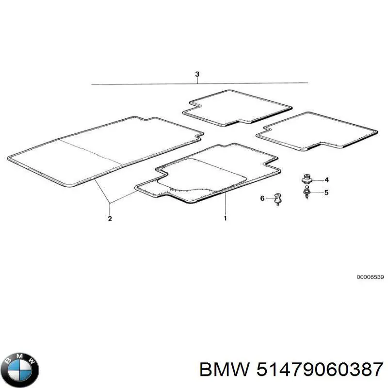 51479060387 BMW Килими салону