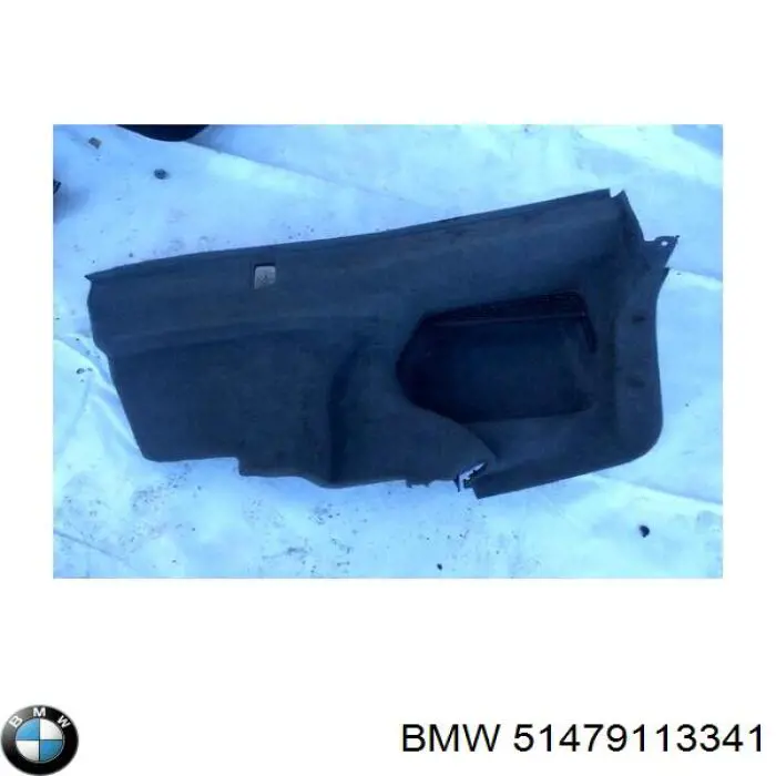 9113341 BMW Облицювання багажного відсіку, ліва