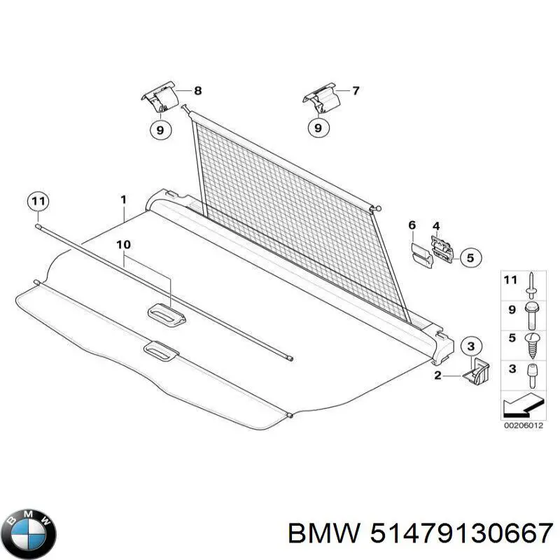 Купити 51479130667 BMW 