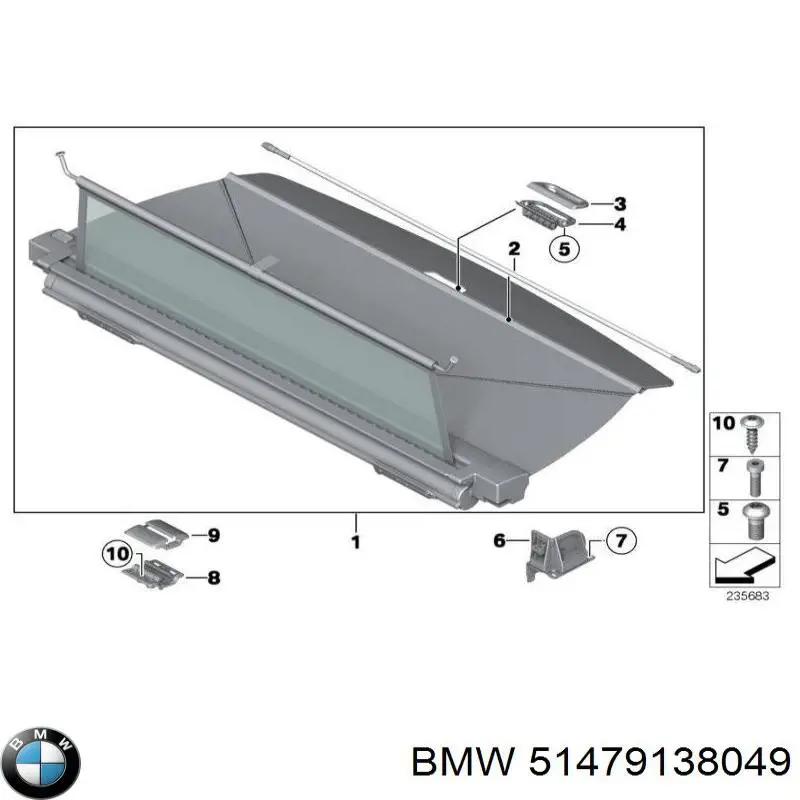  BMW 51479138049 ціна, від 66.06 USD