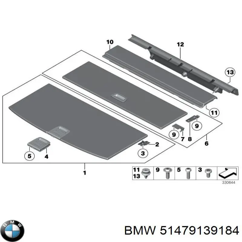  BMW 51479139184 ціна, від 50.67 USD