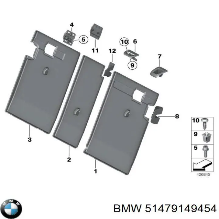  BMW 51479149454 ціна, від 15.20 USD