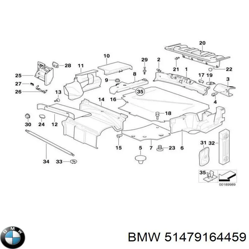 Купити 51479164459 BMW 