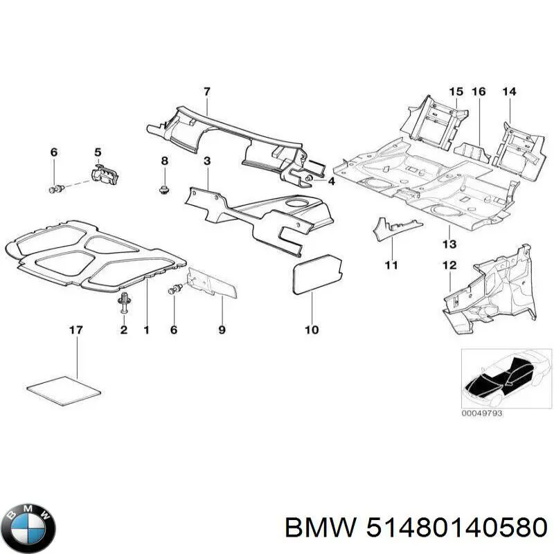  BMW 51480140580 ціна, від 27.22 USD