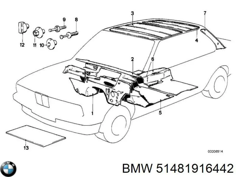  BMW 51481916442 ціна, від 581.07 USD