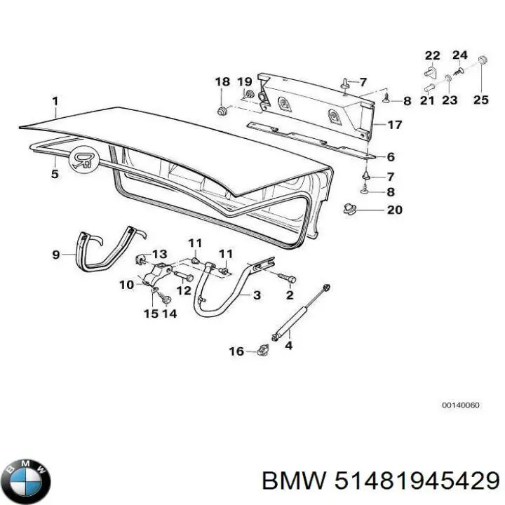  BMW 51481945429