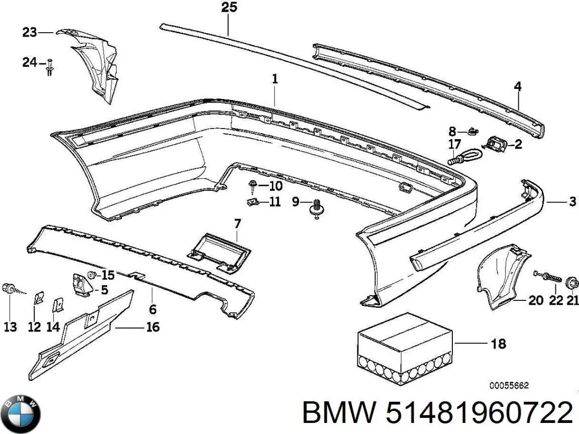 Купити 51481960722 BMW 