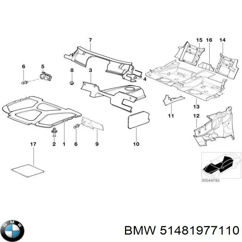  BMW 51481977110 ціна, від 205.98 USD