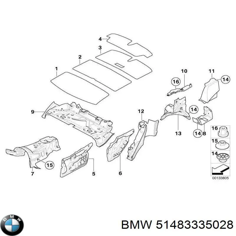  BMW 51483335028 ціна, від 85.42 USD