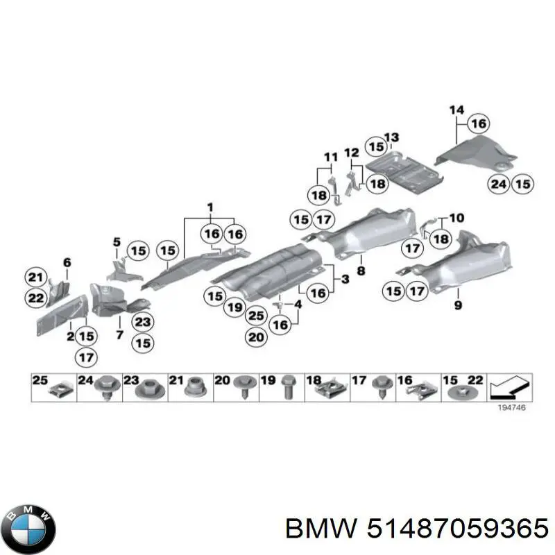  BMW 51487059365 ціна, від 12.56 USD