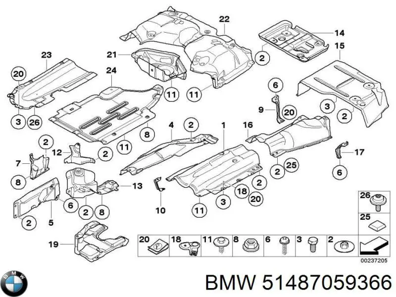  BMW 51487059366 ціна, від 11.25 USD