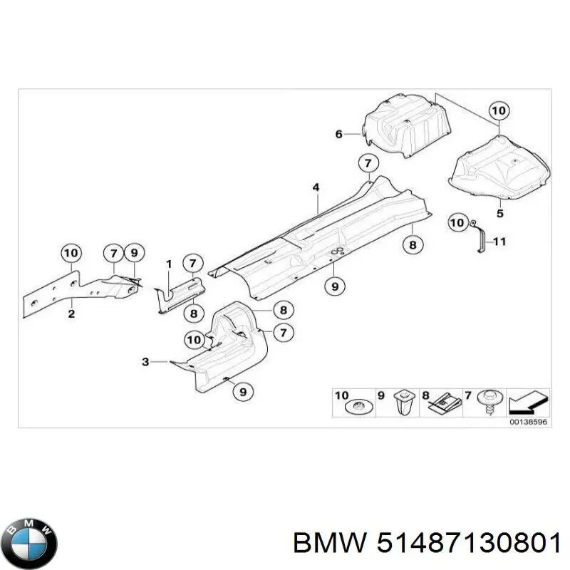  BMW 51487130801 ціна, від 205.97 USD