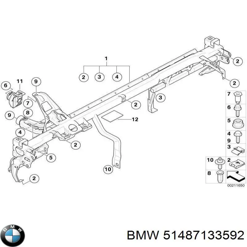 Купити 51487133592 BMW 