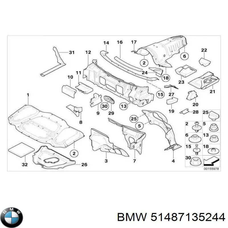 Обшивка капота Signeda PBM25009A ціна, від 28.81 USD