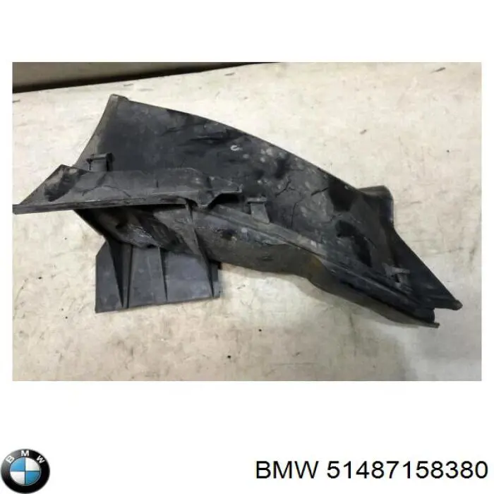 51487158380 BMW Повітропровід гальмівного диска, правий