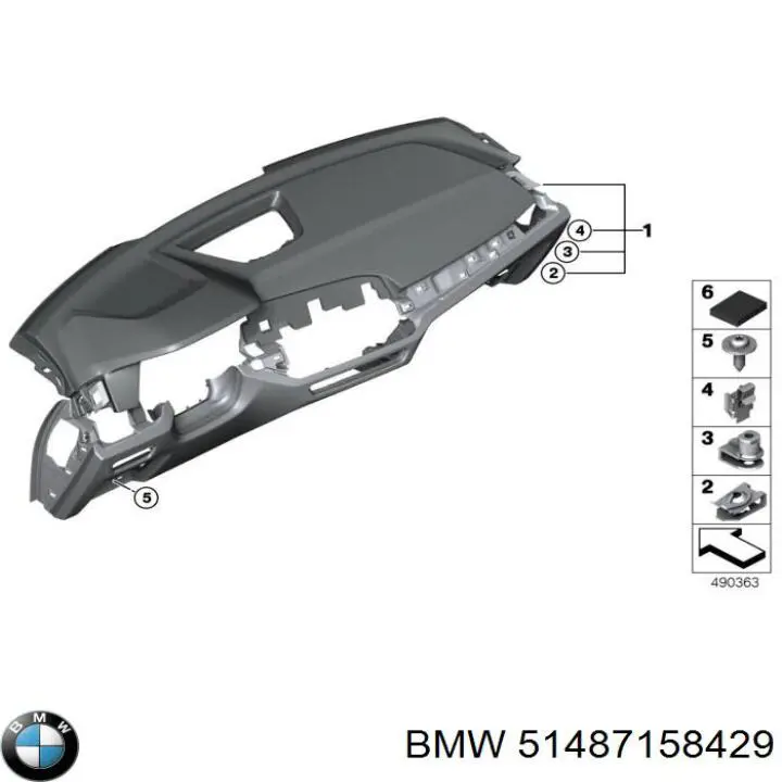  BMW 51487158429 ціна, від 16.31 USD