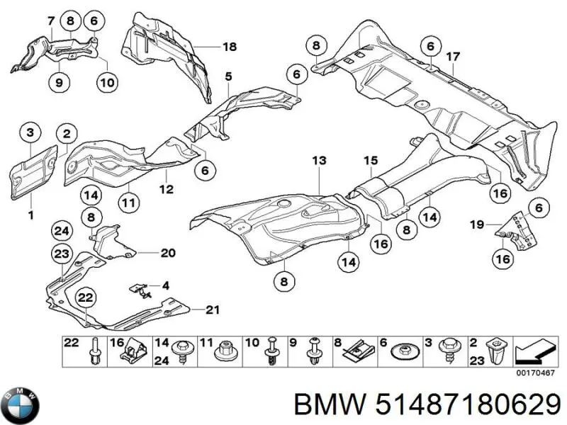  BMW 51487180629 ціна, від 12.70 USD