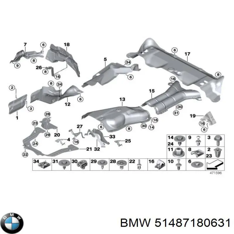 BMW 51487180631 ціна, від 204.08 USD