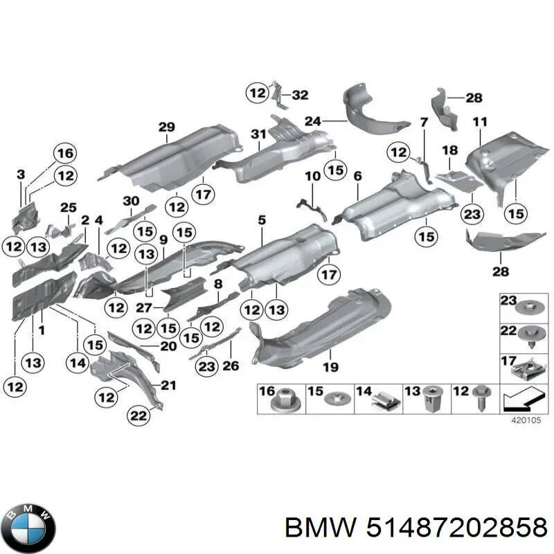 Купити 51487202858 BMW 
