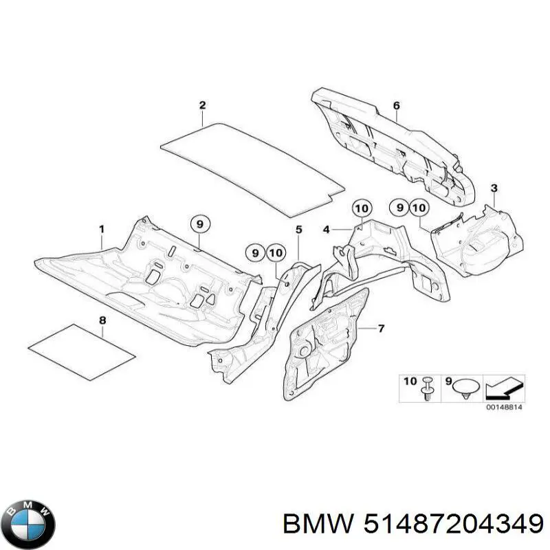  BMW 51487204349 ціна, від 55.41 USD