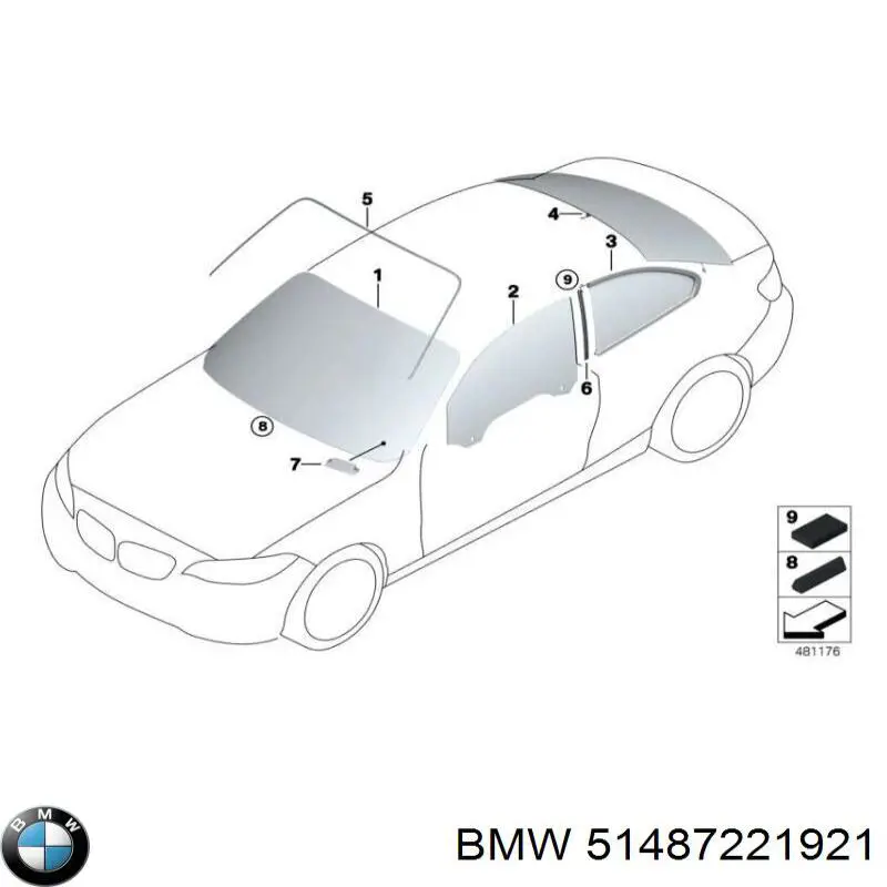  BMW 51487221921 ціна, від 1.27 USD