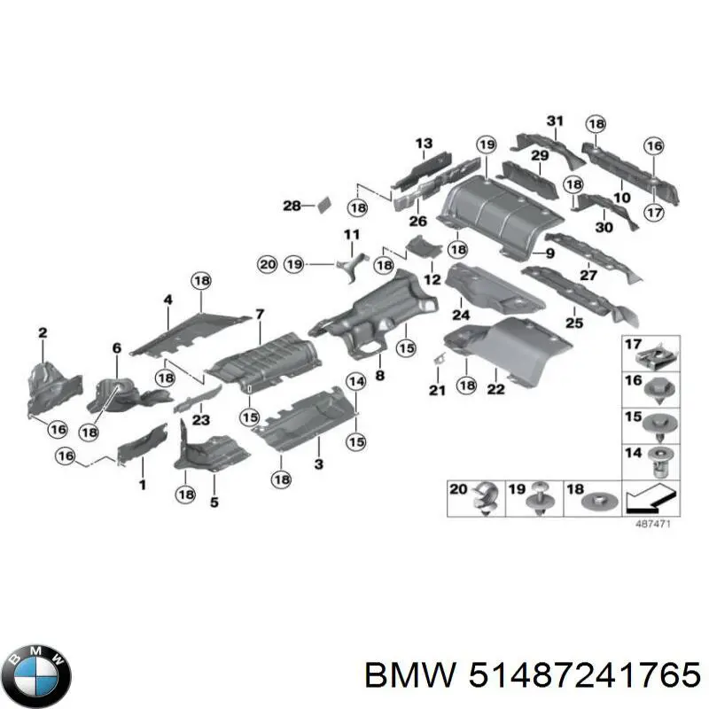  BMW 51487241765 ціна, від 7.65 USD