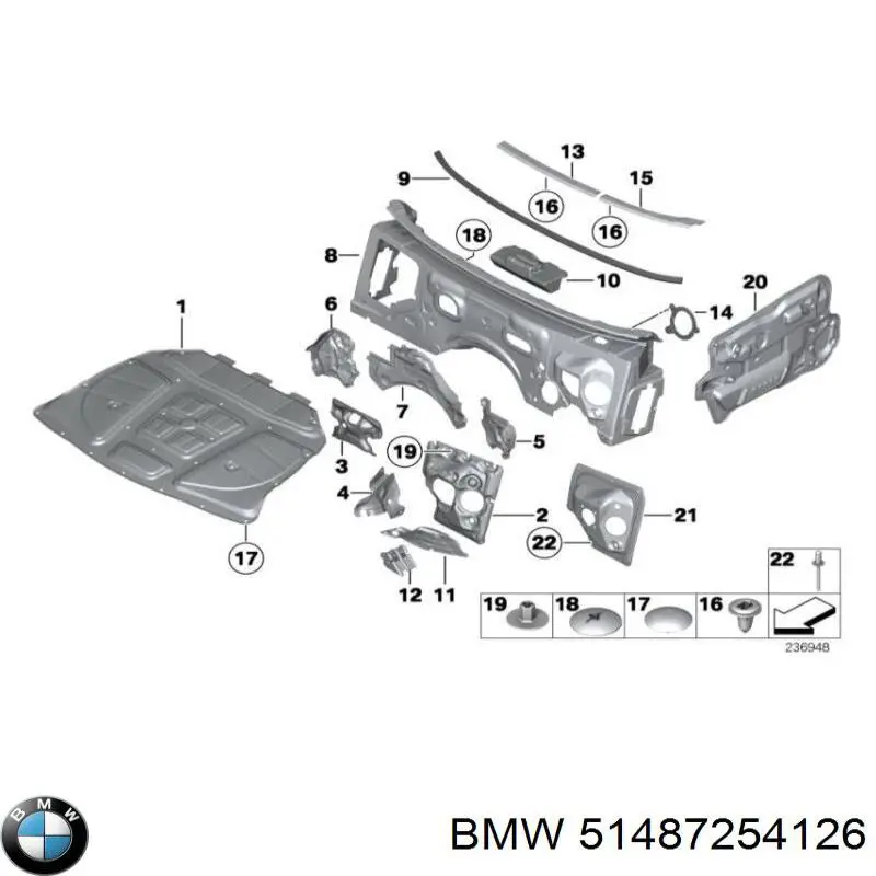  BMW 51487366706 ціна, від 7.03 USD