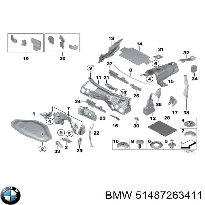 Купити 51487286655 BMW 