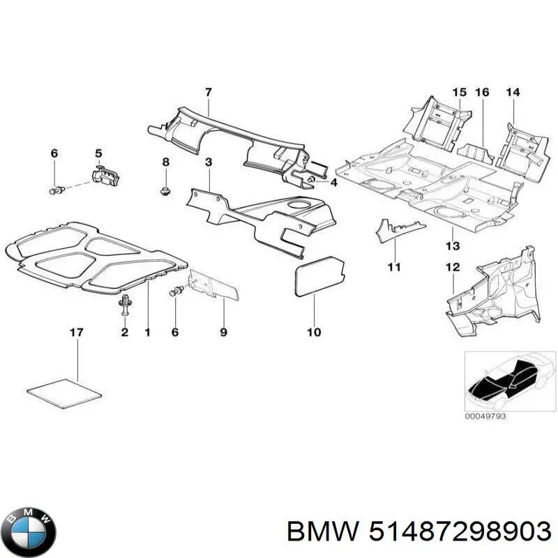 Купити 51487298903 BMW 