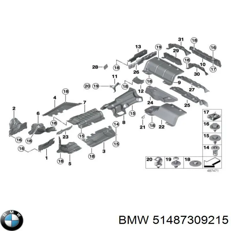  BMW 51487388791 ціна, від 24.13 USD
