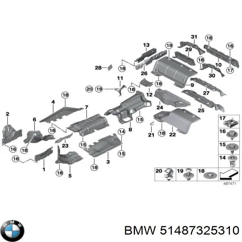  BMW 51487325310 ціна, від 12.67 USD