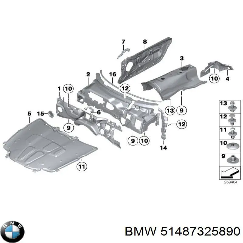  51487325890 BMW