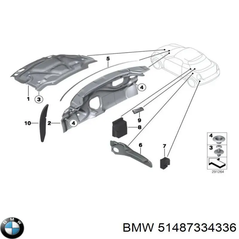  BMW 51487307579 ціна, від 67.59 USD