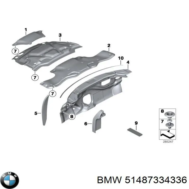  BMW 51487334336 ціна, від 67.59 USD