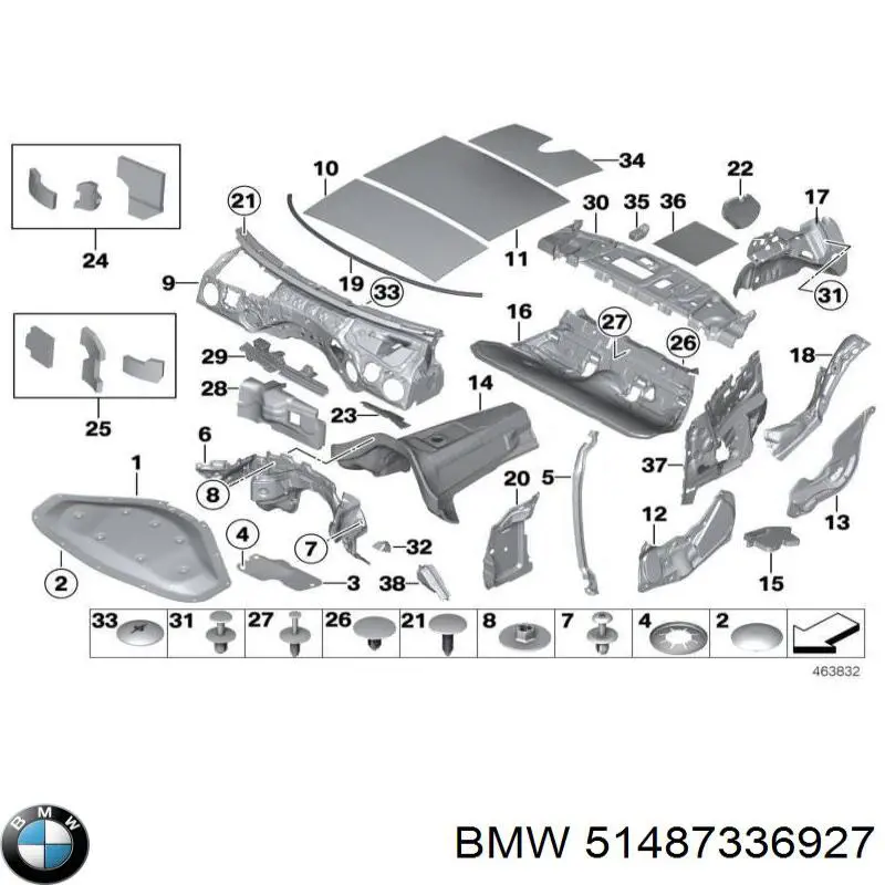  51487336927 BMW