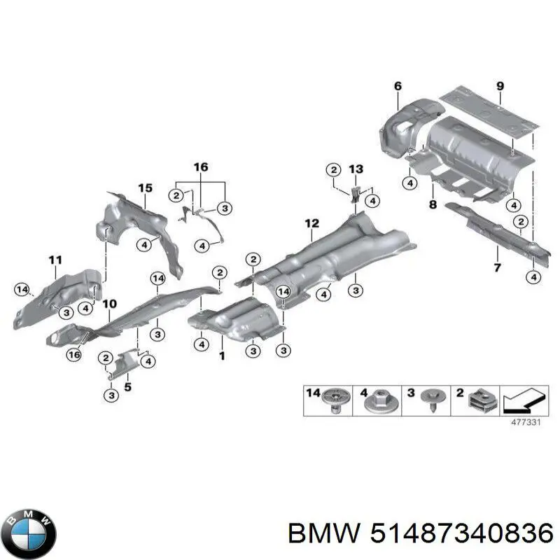 Купити 51487340836 BMW 