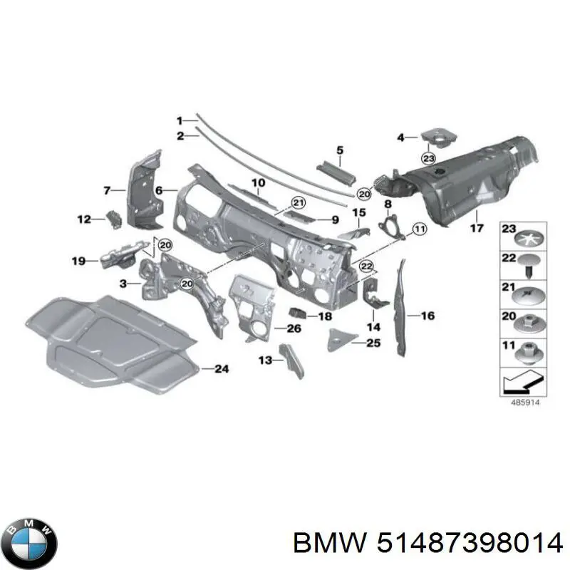51487398014 BMW 