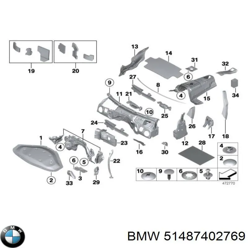  BMW 51487402769 ціна, від 6.33 USD