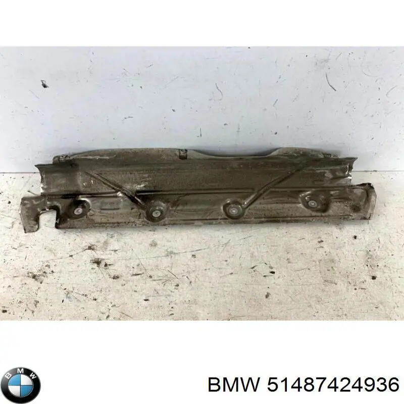 Захист (тепловий екран) вихлопної системи BMW 51487424936 ціна, від 102.61 USD