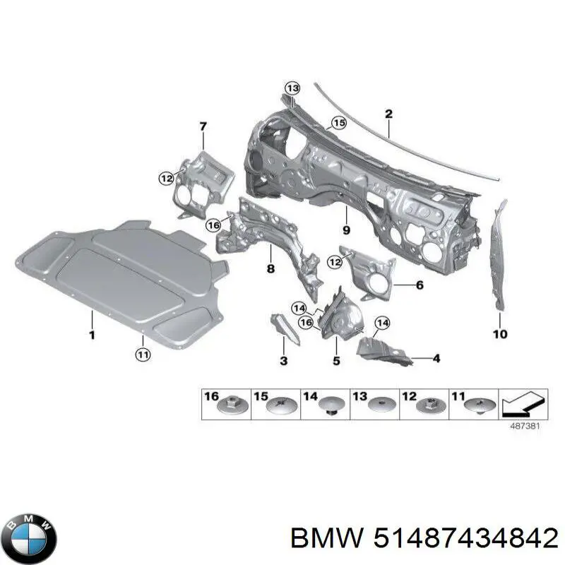  BMW 51487434842 ціна, від 21.53 USD