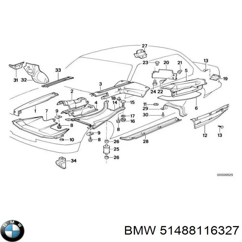 Купити 51488116327 BMW 