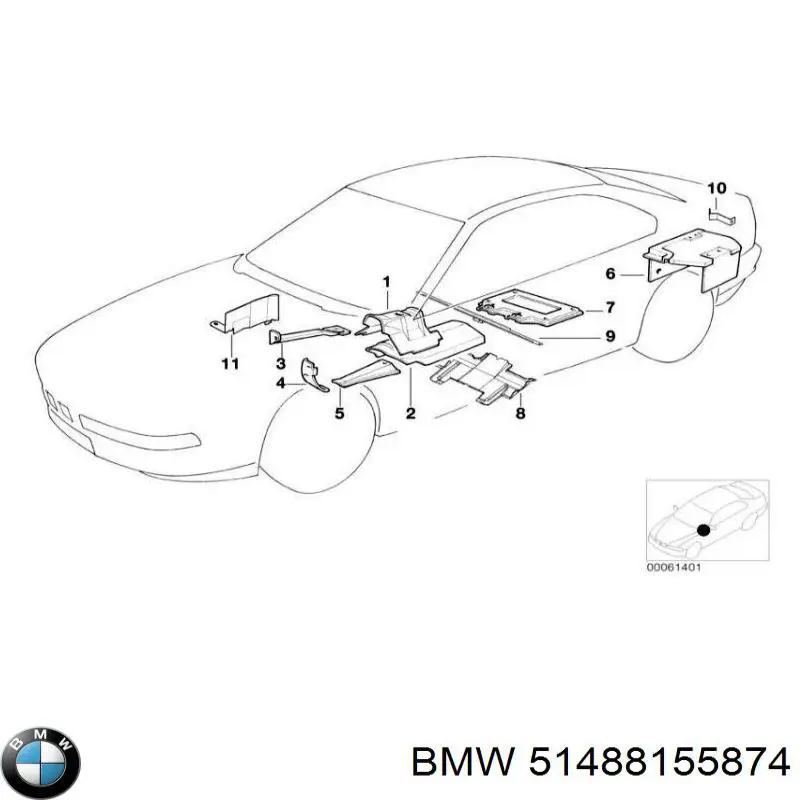Купити 51488155874 BMW 