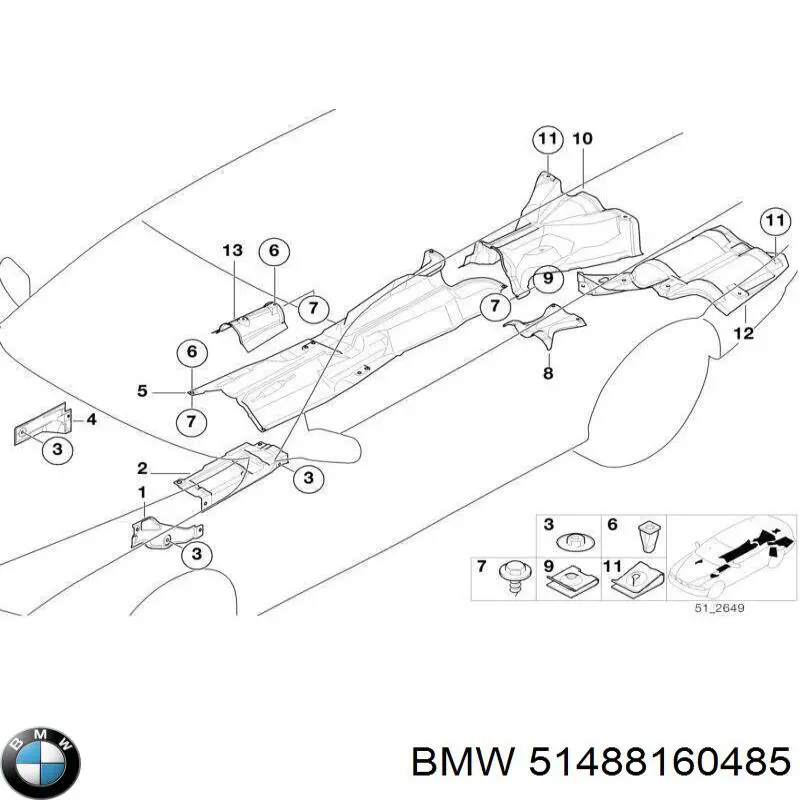Купити 51488160485 BMW 