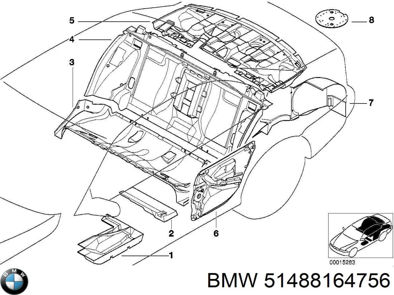  BMW 51488164756 ціна, від 23.65 USD