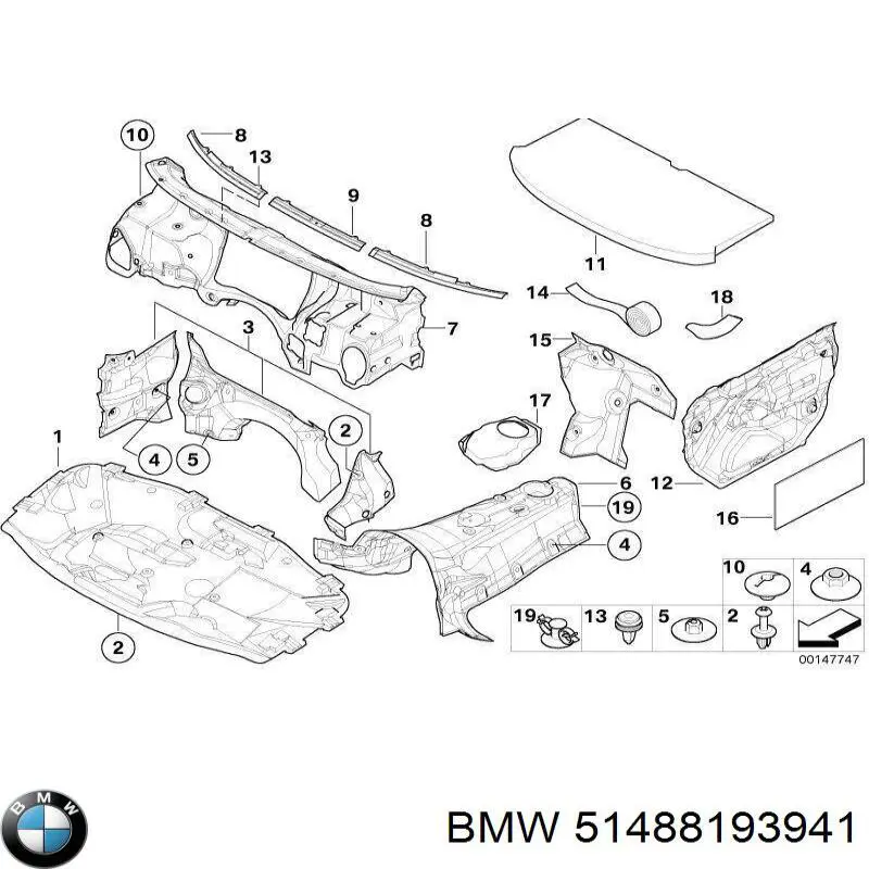 Обшивка капота Autotechteile 7075116 ціна, від 39.80 USD