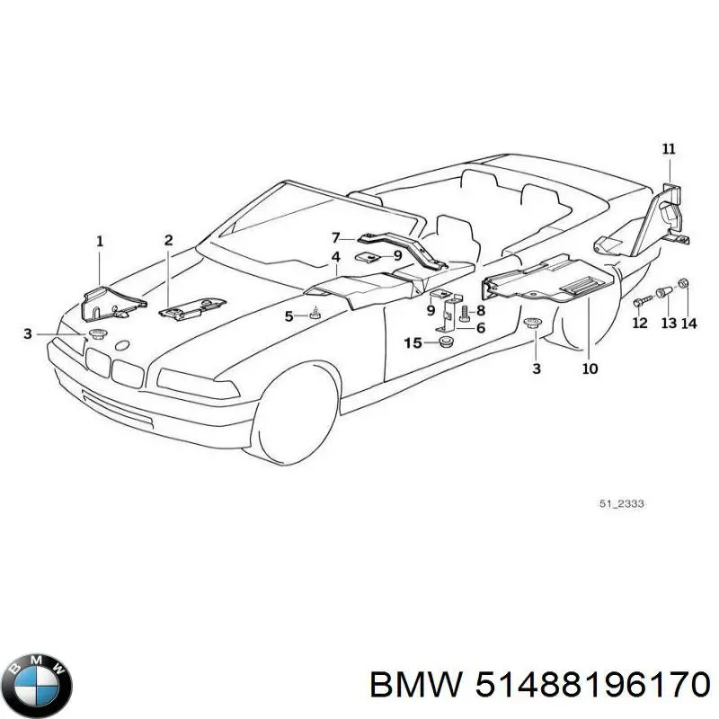  BMW 51488196170 ціна, від 147.77 USD