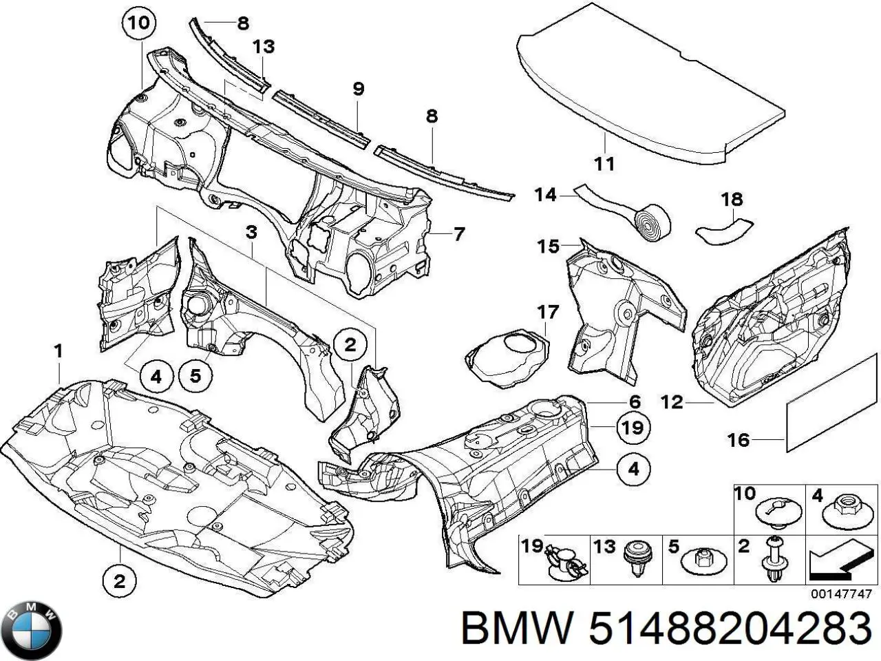 Купити 51488204283 BMW 